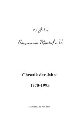 1995 25 Jahre Bürgerverein Mondorf